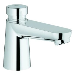 GROHE Grohe Euroeco CS Self-closing Stopcock for WT Blue/Red Markings, Chrome – 36 265 000