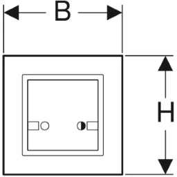 GEBERIT GE Radio remote trigger for electrical flush actuation for 115.867/115.869 – 241.568.00.1
