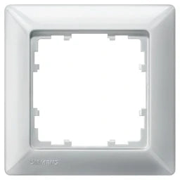 SIEMENS Frame 1-gang DELTA line, aluminum metallic – 5TG25513