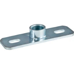 GEBERIT GE Grundplatte Wand-u. Deckenbefestigung rechteckig, Zweiloch, 40x120xG1/2 – 363.839.00.1