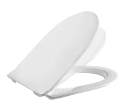 MKW Dario FL Toilet Seat with Lid, Metal Hinge, White – AE00-0A01