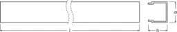 LEDVANCE Covers for LED Strip Profiles -PC/W01/D/ 1 – 4058075279391
