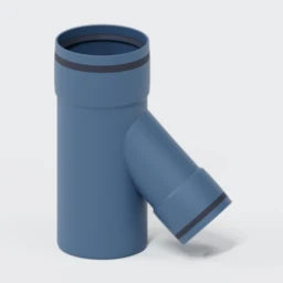 POLOPLAST PO Lüftungsabzweig mit Kondensatsperre POLO-KWL DN 110/75/45Grad – 03628