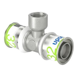 UPONOR Uponor S-Press PLUS Tee with female thread 32-Rp1/2"FT-32 – 1070600