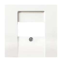 BUSCH-JAEGER Central plate for TAE, UAE, USB, various surface-mounted ranges, studio white – 2CKA001710A3162