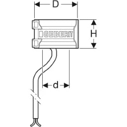 GEBERIT GE Pluvia Heating 230V 16W 359971 – 359.971.00.1