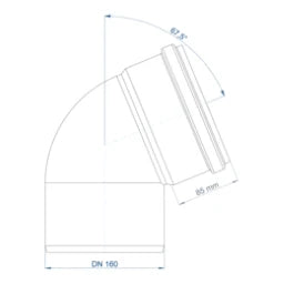 POLOPLAST PO Bogen POLO-KAL NG DN 160/67Grad – 02163
