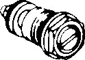HANSA Hansa Vorabsperrung für Unterputz-Thermostat komplett – 59 901 644