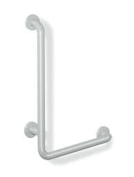 HEWI Hewi Corner grab bar, AM:750 W:500 aluminum core, d:33mm pure white – 801.22.136 99