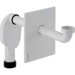 GEBERIT GE UP Siphon fuer Waschbecken Abdeckplatte weiss – 151.126.11.1