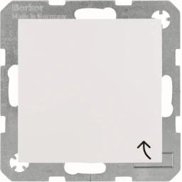 BERKER S.1 IP44 Hinged Cover with Surge Protection for Sealing Set Polar White Glossy – 47248989