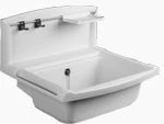 EISENBERG ABU multi-set utility sink soap dish, hook, white – 60.005.01..0099