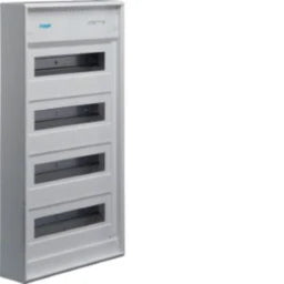 HAGER Small Enclosure, Volta, Surface Mounted, 4x12 modules, IP30 – VA48BN