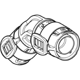 GEBERIT GE FlowFit Bogen PPSU 45 Gr. d20mm – 620.061.00.1