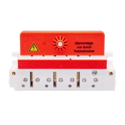 E-TERM Metering Socket Strip EVN 3p+2N 400VAC, fixed pins, cover, 63A – 1030142