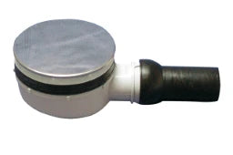 HUTTERER & LECHNER HL521 BTsifon flach DN40 mit Kugelgelenk Ablauf d 90mm, Edelstahlabdeckung – HL521