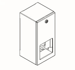 KWC AUSTRIA KWC Rodan WC double roll holder for surface mounting, 144 x 301 x 138mm – 2000090072