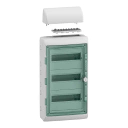 SCHNEIDER ELECTRIC Distribution Board for DIN Rail Devices, Mureva Wet Room Distribution Technology, 3x12 rows – 13435DE