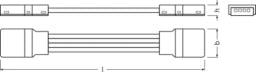LEDVANCE Connectors for RGB LED Strips -CSW/P4/50 /P – 4058075407954
