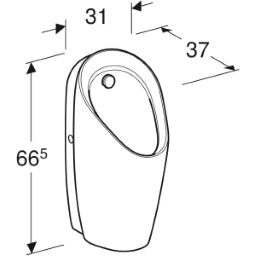 GEBERIT GE Urinal Preda fuer UP-Urinalsteuerung – 116.070.00.1