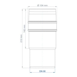 POLOPLAST PO Long sleeve POLO-KAL XS DN 90 – 102338