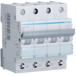 HAGER MCB 3P+N 6kA C-32A QC 4M – MCS632