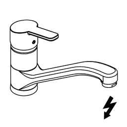 KLUDI Kludi Logo Neo Spültisch-Einhandmischer drucklos, chrom – 379190575