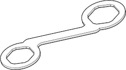 HANSA Hansa Hexagon Ring Spanner SW 45 – 59 905 190