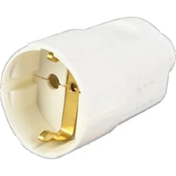 BACHMANN German socket central, white break-proof, mountable – 912.270