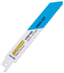 BRINKO Brinko Reciprocating Saw Blades Metal TWIN-CUT, 150mm – 1759/150