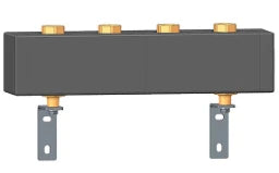 HERZ Herz Pumpfix Distributor 3 groups DN 25 with mounting and thermal insulation Fig. 4501/12 – 1450112