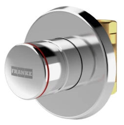 KWC AUSTRIA KWC Self-closing straight valve DN15, brass, polished, chrome-plated, G1/2 – 2030034416