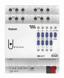 THEBEN KNX Dimmaktor 4fach 200W DM4-2 T REG – 4940280