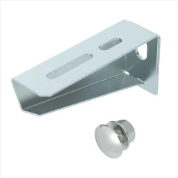 OBO Wall and Mast Cantilever Arm with Fixing Screw M10x25 W110mm Steel Strip Galvanized – 6424716