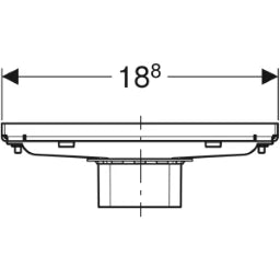 GEBERIT GE Shower Channel CleanLine Tileable – 154.455.00.1