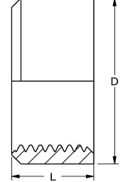 NORDS Nords Weld Sleeve R-203 1/2" Mat. 1.4404 / 316L – 11-0203-04