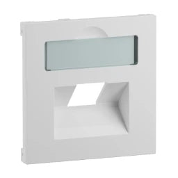 LEGRAND SEANO Abdeckung 1x RJ45 für Datendosen F remdfabrikate, Farbe: Ultraweiss – 765158