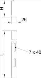 OBO Trennsteg für Kabeltragsysteme 60x2995 S tahl bandverzinkt – 6062068