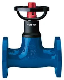 ARI EURO-WEDI Absperrventil DN 80 PN16 GG25 bis 130oC Baulaenge F1 m.Anzeigevorr. – 120710080-10