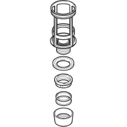 GEBERIT GE Bassin komplett fuer tiefhaengenden Spuelkasten – 215.026.11.1