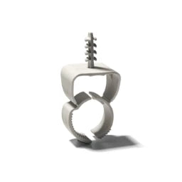 SCHNABL Flush-mounted automatic clamp for pipes Ø 20-25mm, dowel length 25mm – 12440