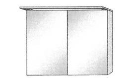 SANIPA Sanipa Passion Koll. 1 Spiegelschrank 100x76x14,9cm, Korpus White – BPPABMSK1SPS3W