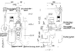SCHMIEDL GS Storage Tank Connection Set 1/2" Funnel 3/4" with Pressure Reducing Valve – GS0221