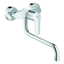 GROHE Grohe Eurosmart Einhand-SPT-Batterie Wandmontage Ausladung 277mm chrom – 32 224 003