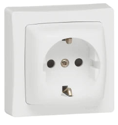 LEGRAND Surface-mounted socket KS complete unit Oteo IP20 ultra-white – 086031