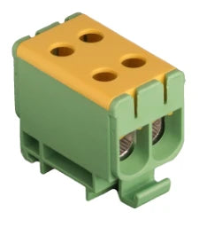 POLLMANN Universal Clamp AL/CU Double Green-Yellow 4 Clamping Points 6 - 50mm² – 2090203