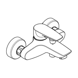 KLUDI Kludi Pure&Solid Bath and Shower Mixer DN15 – 346810575