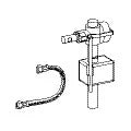 REHAU MEPA Replacement Set UPSK SC R11 Fill Valve with Armored Hose – 18965901267