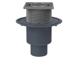 HUTTERER & LECHNER HL310N.2 Balk.- u. Terr.abl. DN50/75/110 sr m. frosts. GK., 123x123mm/115x115mm – HL310N.2