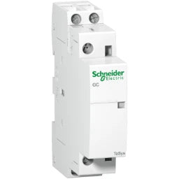 SCHNEIDER ELECTRIC Installationsschütz GC, 1Ö/1S, 3,8VA, Sp ule 220-240VAC, Ith: 25A, VE=12ST – GC2511M5